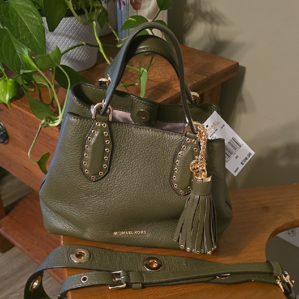 Michael Kors Small Brooklyn Grab Bag, Tote, Handbag NWT